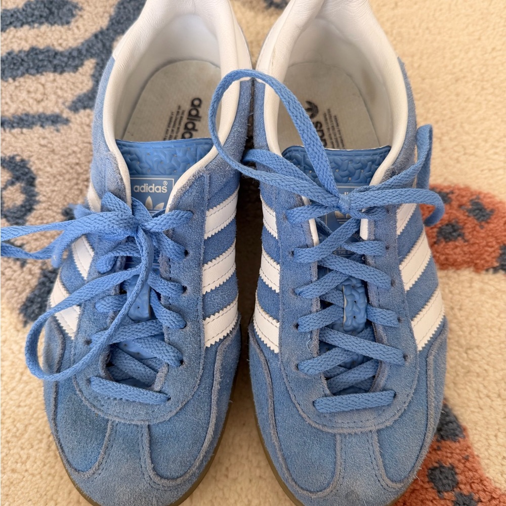 Adidas Gazelle Blue and White Sneakers - Picture 2 of 4